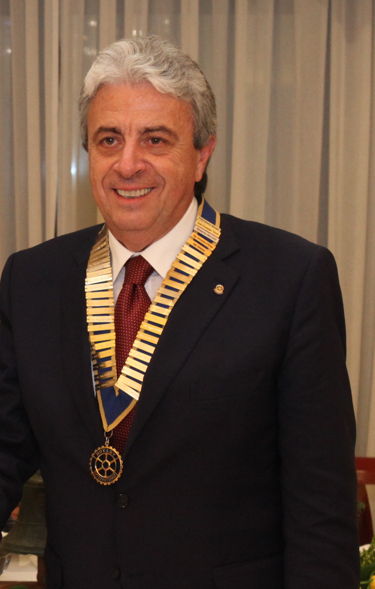 Il Presidente del Rotary Club Latina Prof. Giuseppe Bonifazzi