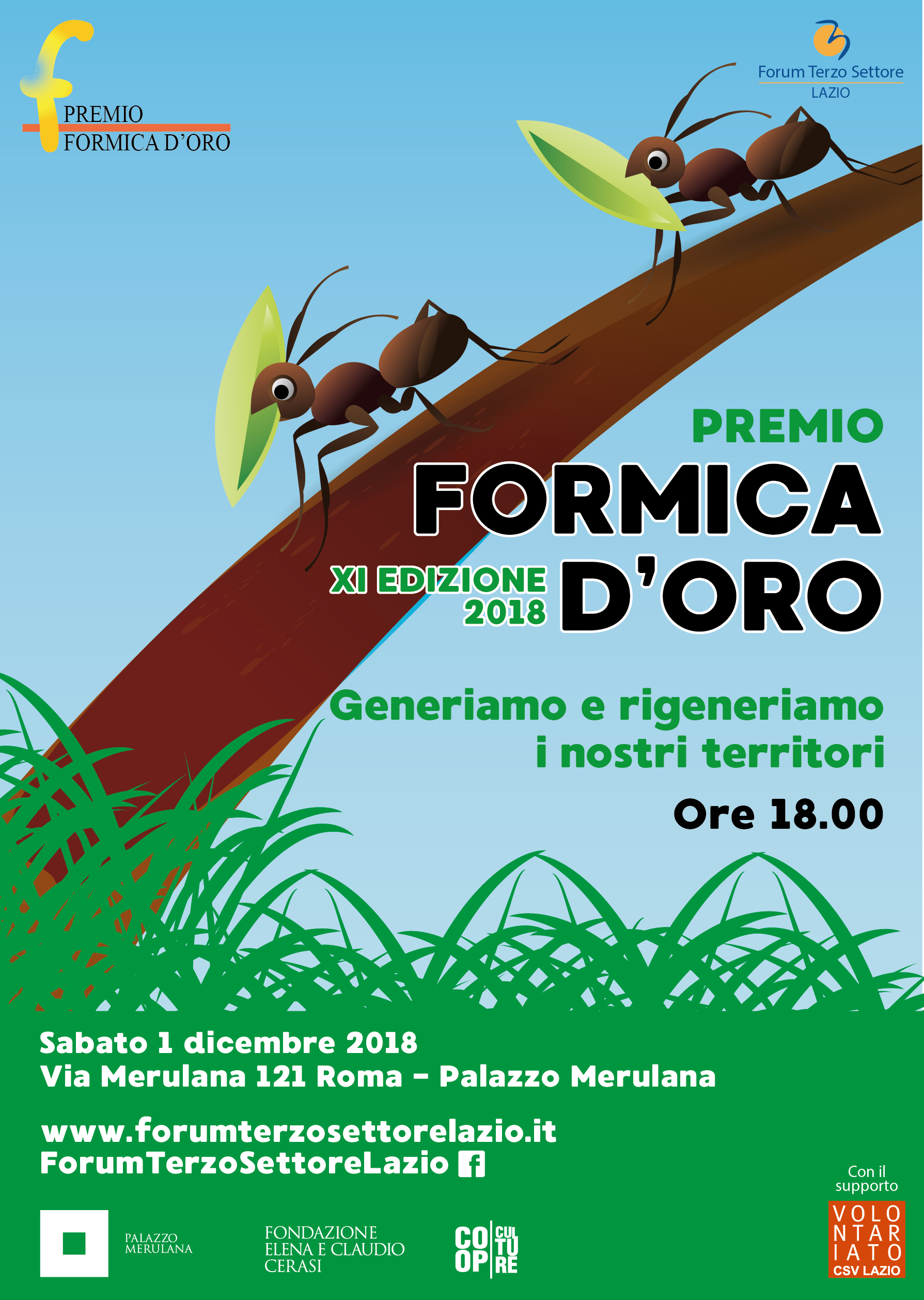 Locandina A3 - Premio Formica D'Oro 2018 (Social - No Stampa)